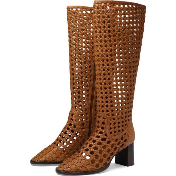 Free People Woodstock Woven Boot Cinnamon Clay Size 8.5 New In Box - Picture 2 of 16